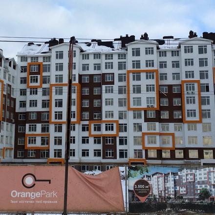 Хід будівництва ЖК Orange Park, вул. Одеська, 23б (секції 3-5), січень 2018