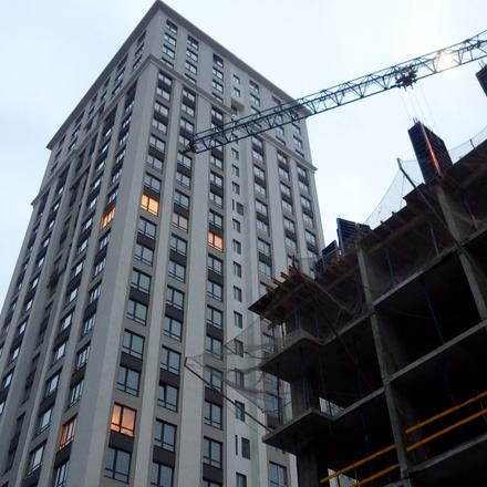 Ход строительства ЖК Метрополия, 1 дом, март 2018