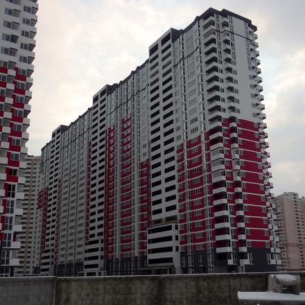 Хід будівництва ЖК Позняки-4а, 3 черга (вул. Драгоманова, 2б), січень 2016