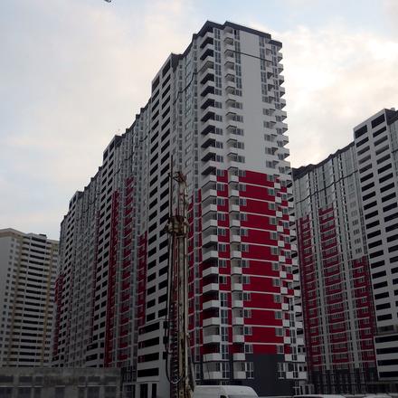 Хід будівництва ЖК Позняки-4а, 4 черга (вул. Драгоманова, 2а), січень 2016