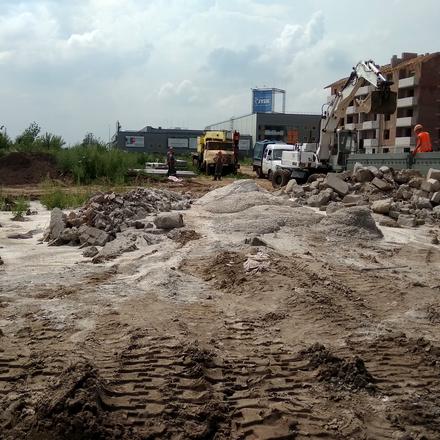 Хід будівництва ЖК Family, 4 черга (вул. К. Валовня, 16, 16/1, 16/2), липень 2018