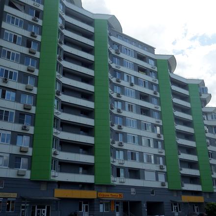 Хід будівництва ЖК Паркове місто, 1 будинок, липень 2014