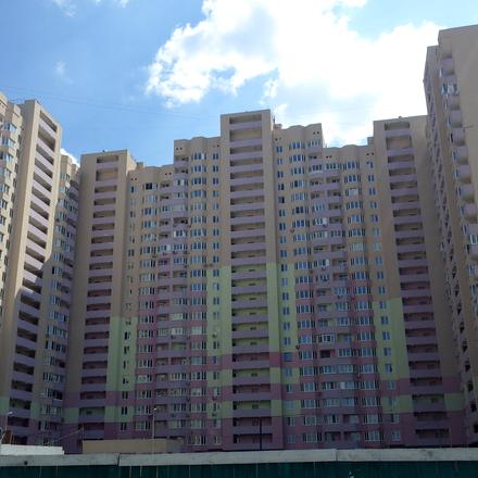 Ход строительства ЖК Милославичи, 2 очередь (дом 10), июль 2014