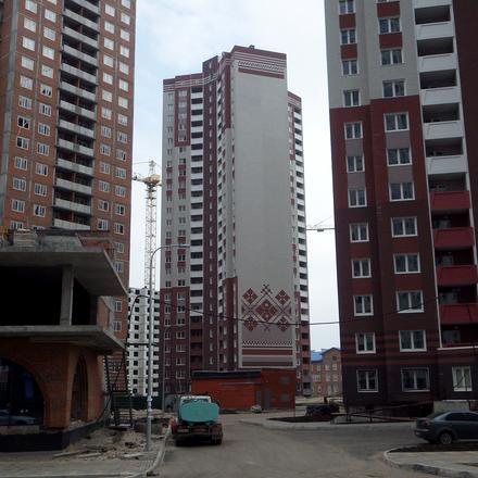 Хід будівництва ЖМ Патріотика, ЖБ Азовський (№9), березень 2016