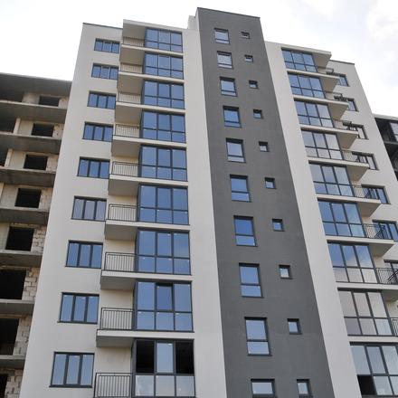 Ход строительства ЖК Plus на Роксоляны, 1 дом, октябрь 2018