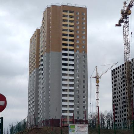 Ход строительства ЖК Ярославичи-2, 3 дом, апрель 2019