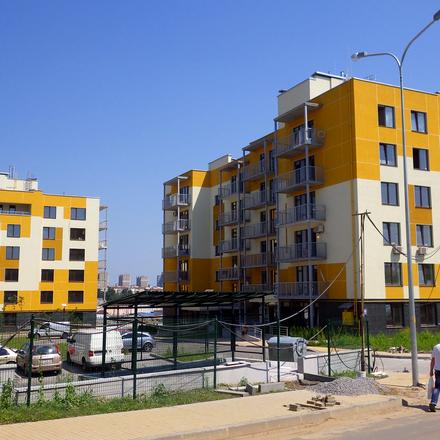 Ход строительства ЖК Липинка, 2 очередь (дома 6-F, 11-F), июль 2014