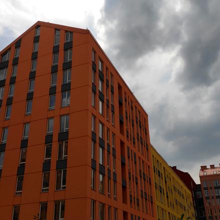 Ход строительства ЖК Комфорт Таун, 7 очередь (дом 3), май 2019