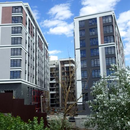 Хід будівництва ЖК Район-2, 1, 2 будинки, червень 2019