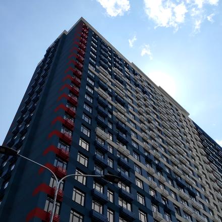 Ход строительства ЖК Галактика, 1 очередь (дом Октант), июль 2019