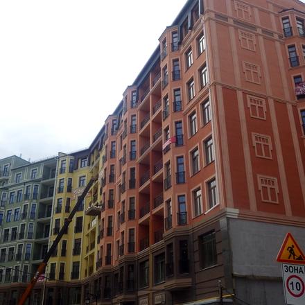 Ход строительства ЖК Подол Градъ, 10-12 дома (ул. Дегтярная, 31), июль 2019