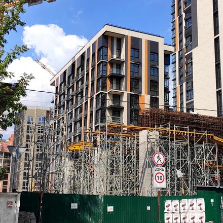 Хід будівництва ЖК Французький квартал 2, 10 будинок, серпень 2019