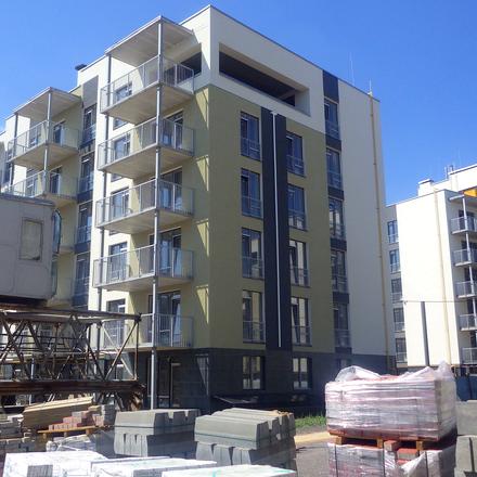 Ход строительства ЖК Липинка, 4 очередь (дом 6-В), август 2019