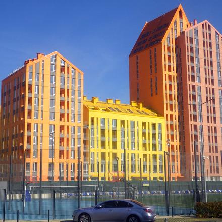 Ход строительства ЖК Комфорт Таун, 7 очередь (дом 8), сентябрь 2019