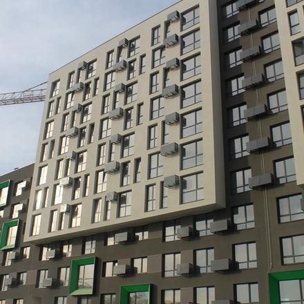 Хід будівництва ЖК Місто Трав, Секції Б6-Б7, вересень 2019