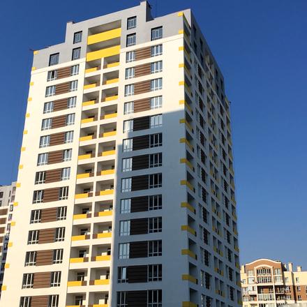 Ход строительства ЖК Акварели-2, 6 очередь (дом Д12), октябрь 2019