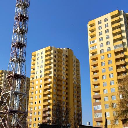 Хід будівництва ЖК Сонячний, Загальний вигляд, жовтень 2019