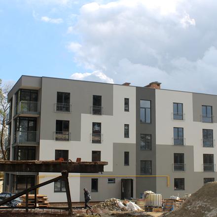 Ход строительства ЖК Hygge, 1 дом, февраль 2020