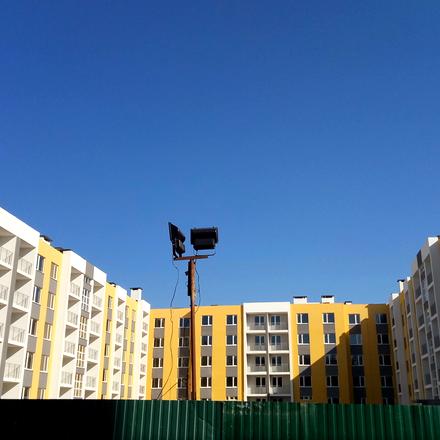 Ход строительства ЖМ Седьмое Небо, 15 очередь (дом 1), апрель 2020