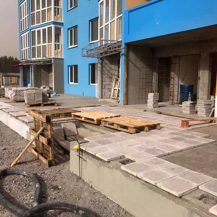 Ход строительства ЖК LaLaLand, 1-2 дома, апрель 2020