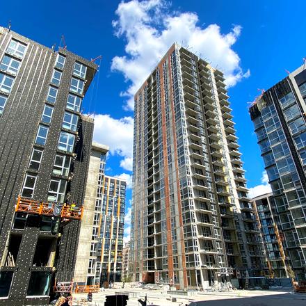 Хід будівництва ЖК Французький квартал 2, 11, 13 будинки, квітень 2020