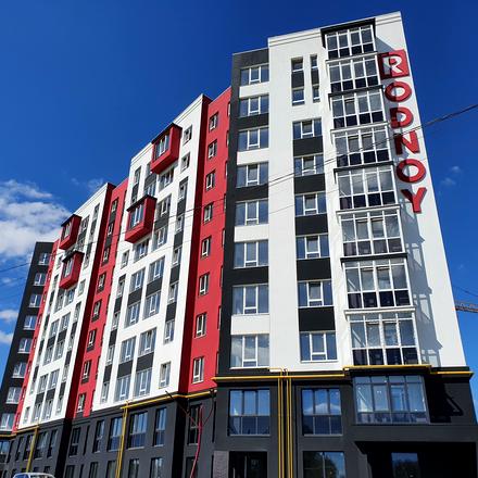 Ход строительства ЖК Родной, 1 дом, май 2020