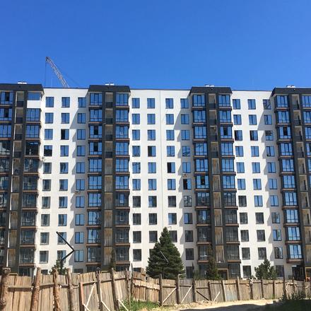 Ход строительства ЖК У-Квартал, дом 24/1-24/2, июнь 2020