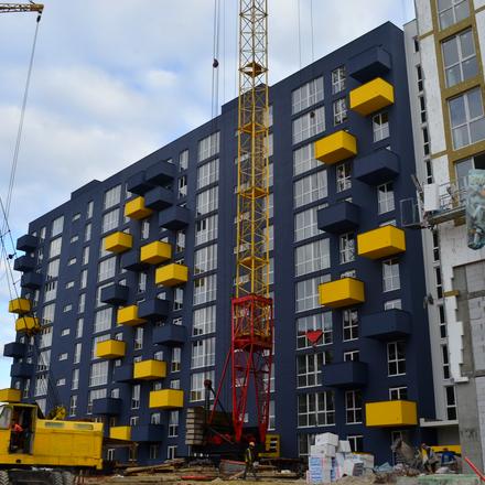 Хід будівництва ЖК Riel City, 1 черга (будинки 5, 5в), листопад 2020