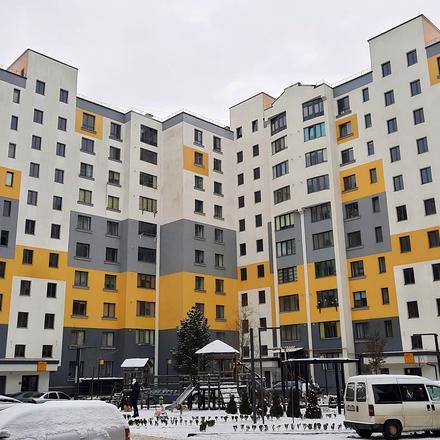 Ход строительства ЖК Солнечный, 1/3 дом, январь 2021