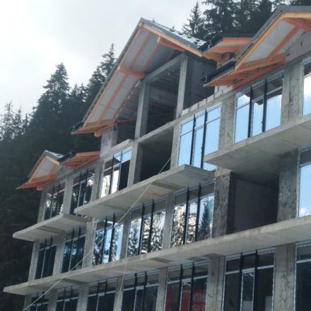 Ход строительства Апарт-комплекс Wood Apartments, 1 дом, январь 2021