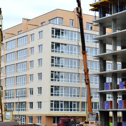 Хід будівництва ЖК Комфорт Плюс, 1 будинок, лютий 2021