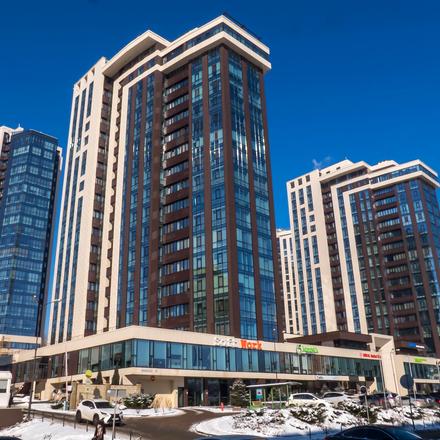 Ход строительства ЖК Панорама, 1-3 дома, февраль 2021