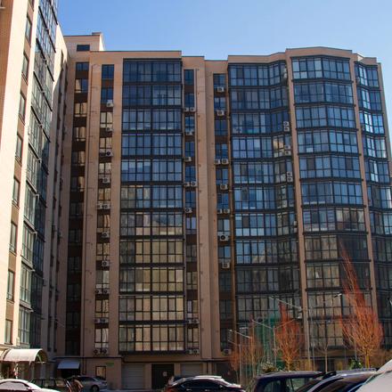 Хід будівництва ЖК River Park, 1 будинок (секція 3), лютий 2021