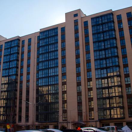 Ход строительства ЖК River Park, 1 дом (секции 14-16), февраль 2021