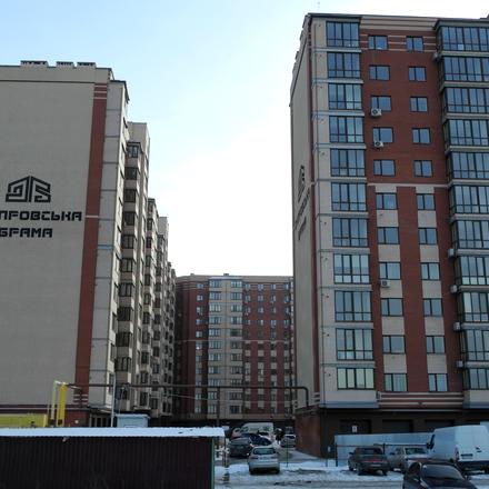 Хід будівництва ЖК Дніпровська Брама, 1-2 будинки, лютий 2021