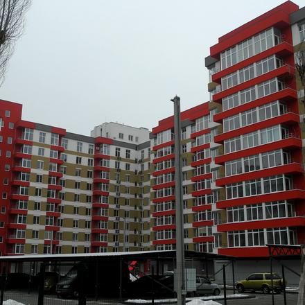 Хід будівництва ЖК Пурпурові Вітрила, Будинок, лютий 2021