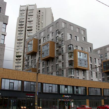 Хід будівництва ЖК П'ятий континент, 1-3 будинки, лютий 2021