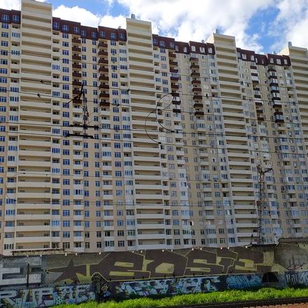 Хід будівництва ЖК Караваєві Дачі, 1-4 секції, травень 2021
