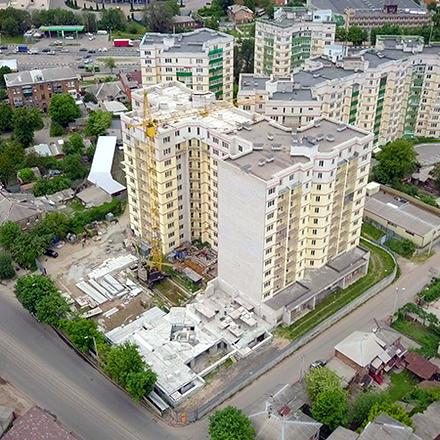 Хід будівництва ЖБК Новий дім Котлова, 1-4 будинки, травень 2021