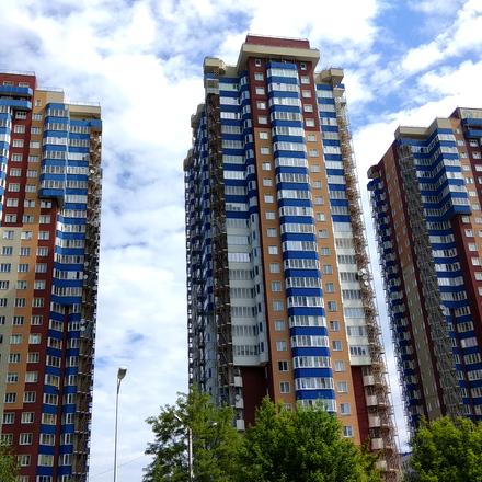 Ход строительства ЖК Монте-Плаза, 1-3 дома, июнь 2021