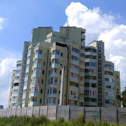 Ход строительства просп. Людвига Свободы, Дом, июнь 2021