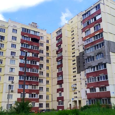 Ход строительства ул. Комарова, Дом, июнь 2021