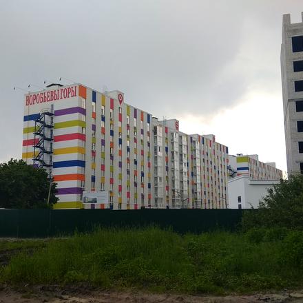 Хід будівництва ЖК Воробйовi гори на Полях, 1 будинок, червень 2021