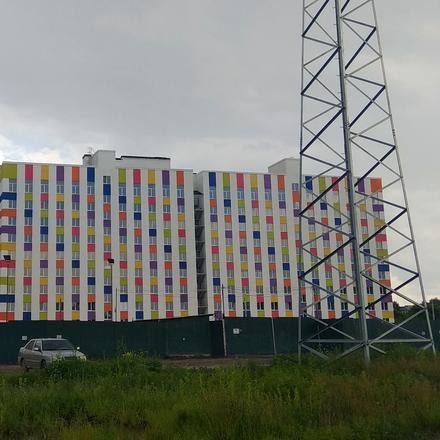 Хід будівництва ЖК Воробйовi гори на Полях, 2 будинок, червень 2021