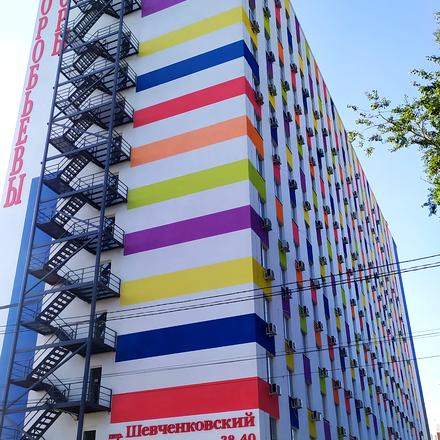 Хід будівництва ЖК Воробйовi гори, 8 будинок (пров. Шевченківський, 38, 40), липень 2021