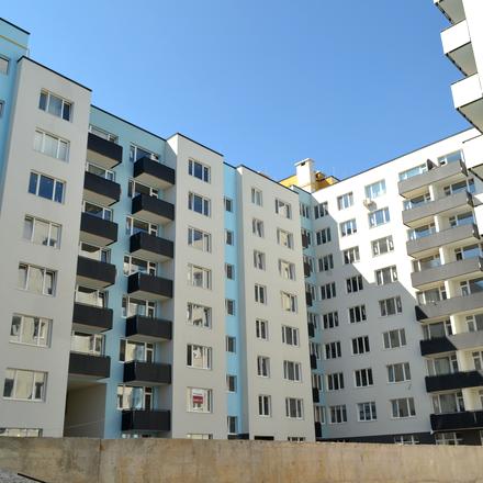 Ход строительства ЖК Белый Шоколад, 1 дом (секции 1, 2), август 2021