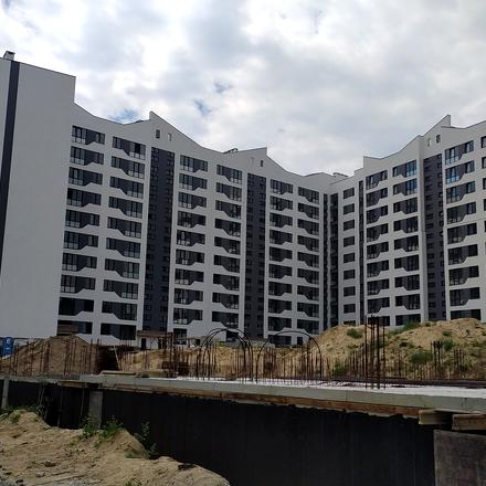 Хід будівництва ЖК Авіатор, 2 будинок (секції 1-5), серпень 2021