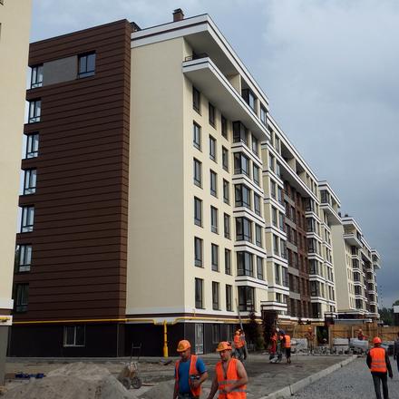 Ход строительства ЖК PARKLAND, 2 дом, июнь 2016