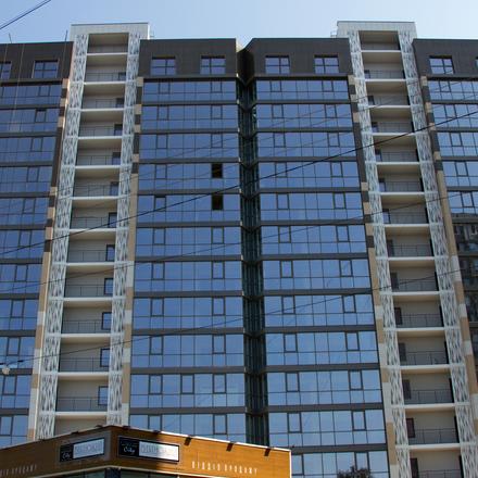 Ход строительства ЖК Comfort City Рыбинский, 1 дом (секции 1-2), август 2021