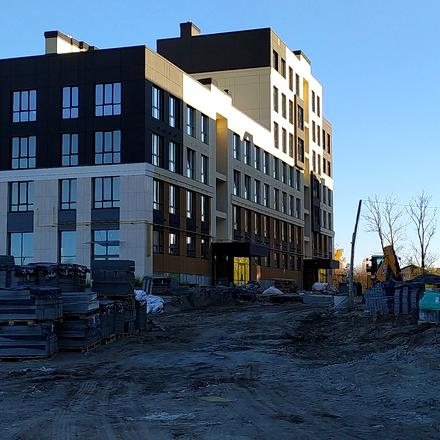 Хід будівництва ЖК Riverside, 1 будинок, жовтень 2021